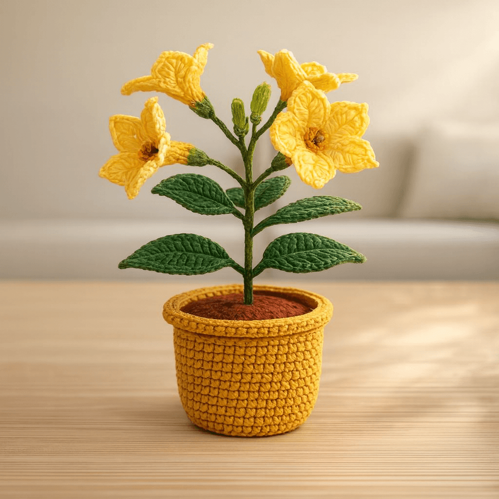 Amigurumi plant